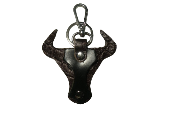 Bull Head Key Ring