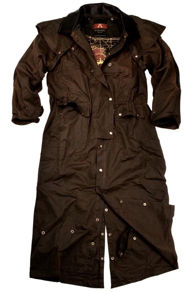 Long Rider 3-In-1 Drovers Coat in Black