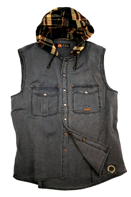 Roston Hooded Sleeveless Shirt