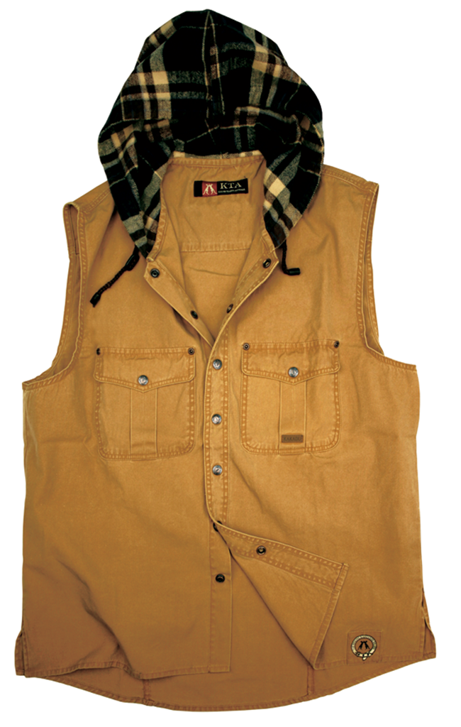 Roston Hooded Sleeveless Shirt