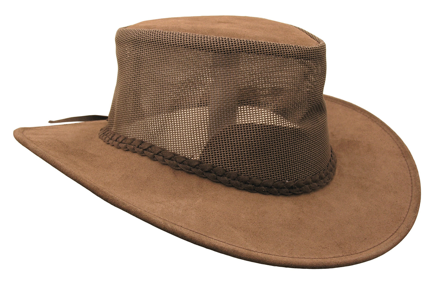 Bendigo Suede Hat with Mesh Crown