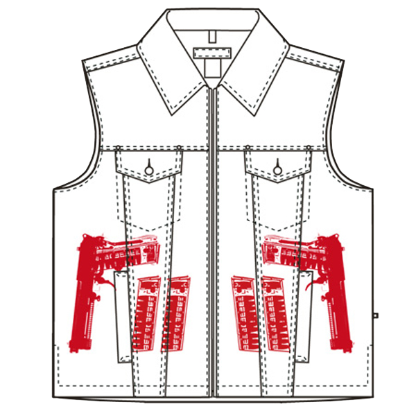 Kelly '12' Concealed Carry Canvas Vest