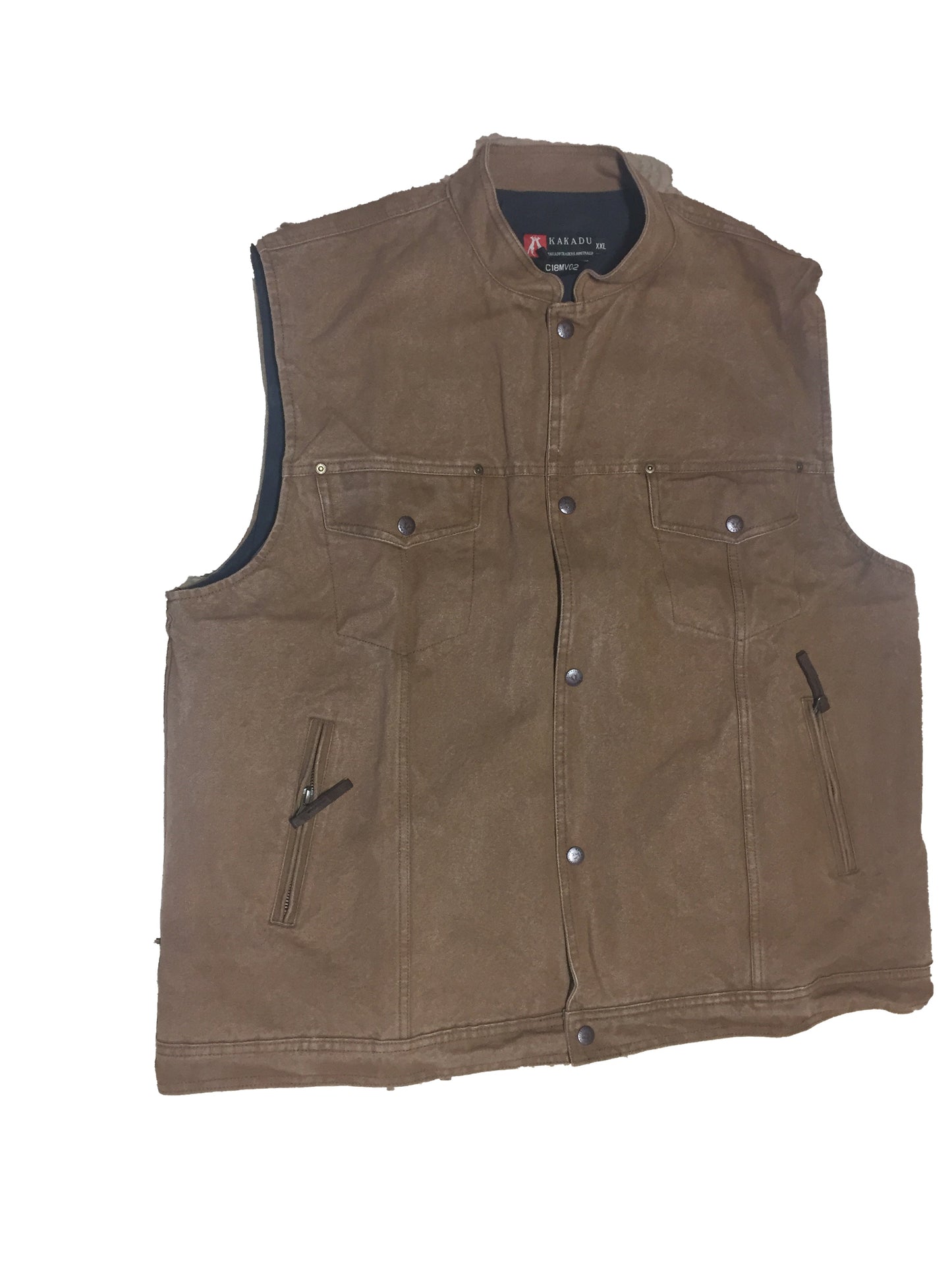 Bikie Canvas Concealed Carry Vest