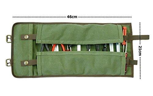 Wrench Organizer Tool Bag, Roll Up Tool Bag for Electrician, Plumber or Mechanic - Kakadu Traders Australia