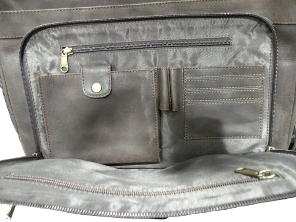 Leather Messenger Bag