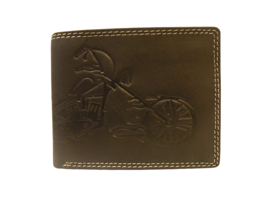 Embossed Motorcycle Wallet