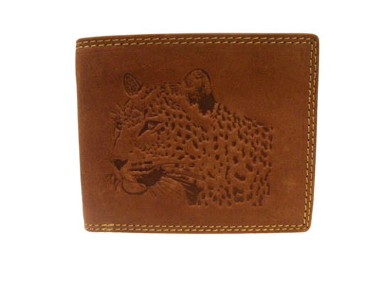 Cheetah Head Wallet