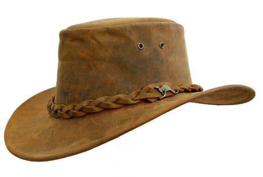 Nullarbor Leather Hat