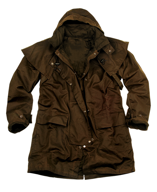 Hooded Oilskin Storm Jacket